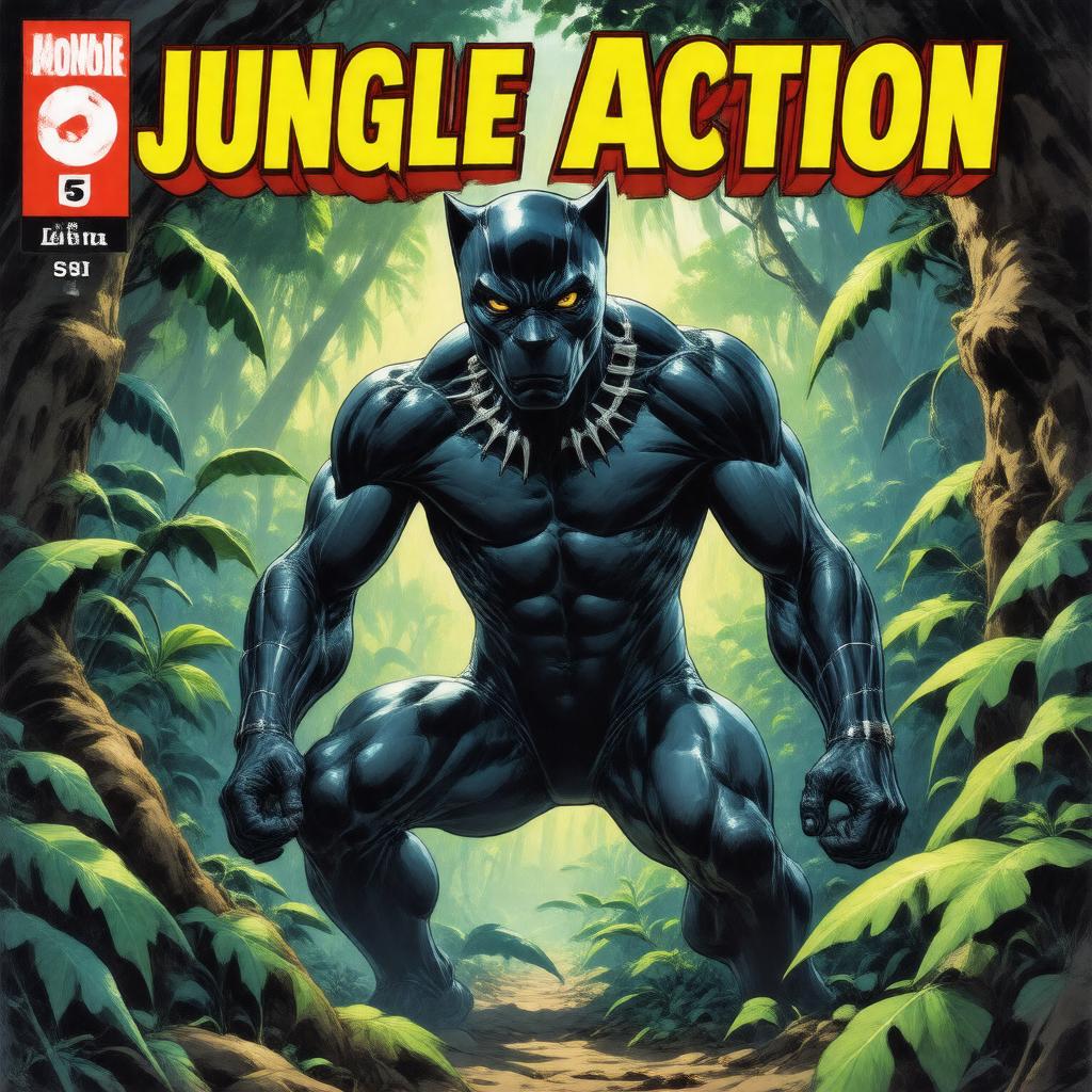 AI-created image of Jungle Action #5