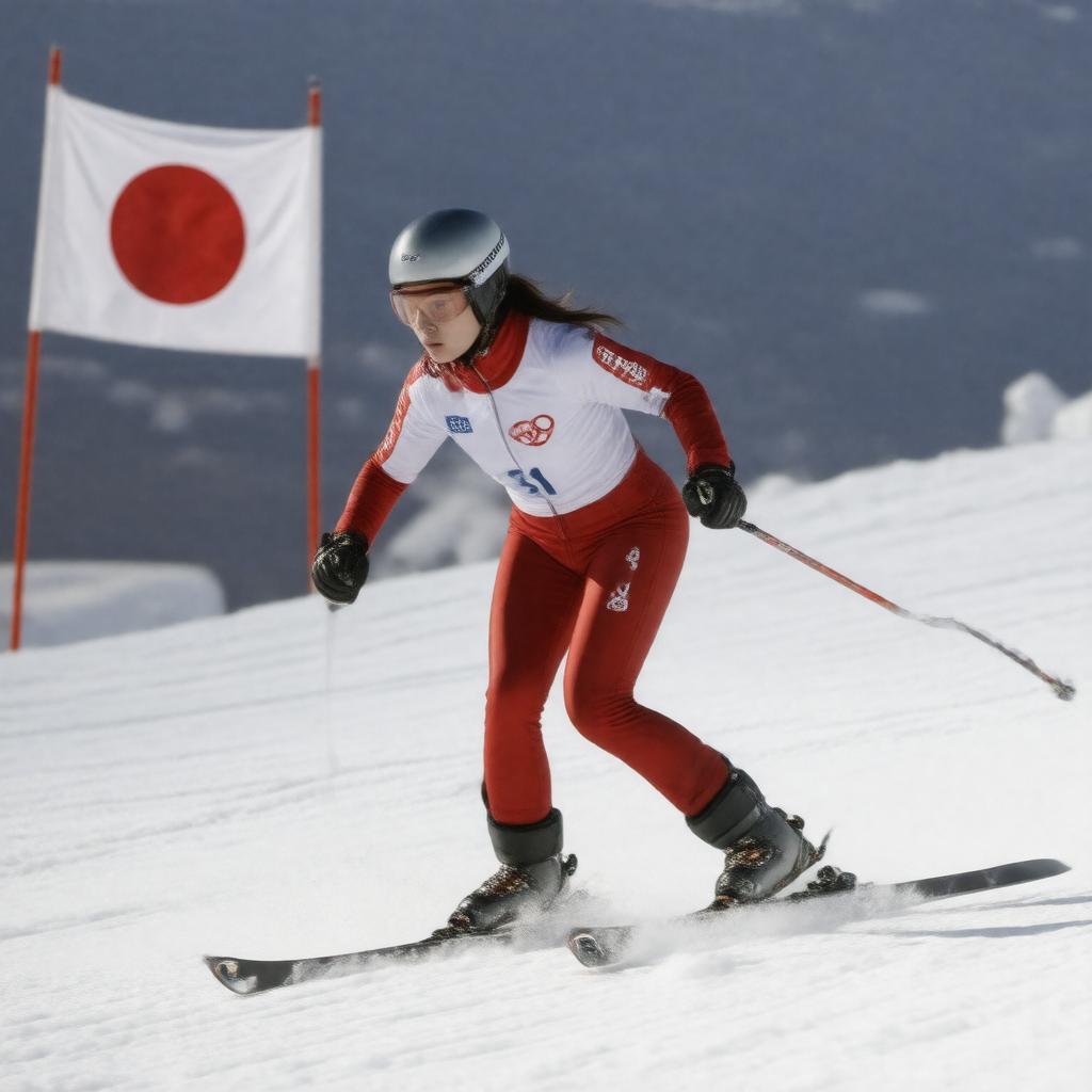 AI-created image of Junko Hoshino