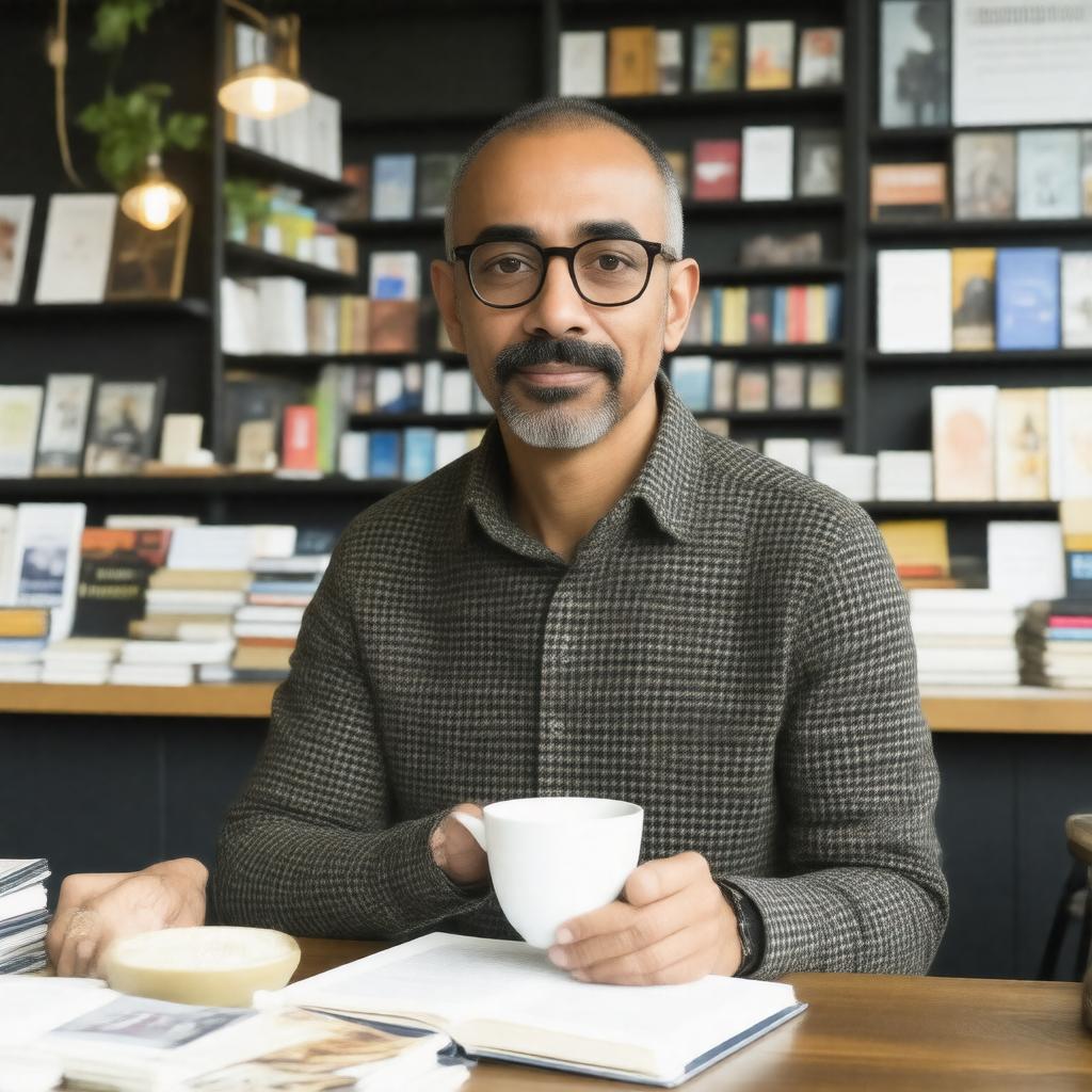 AI-created image of Junot Díaz