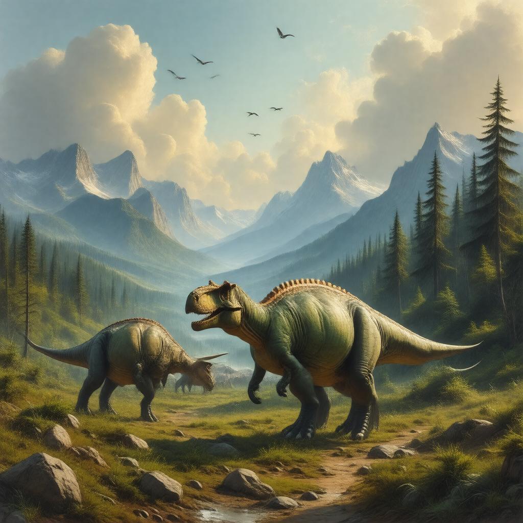 AI-created image of Jurassic period
