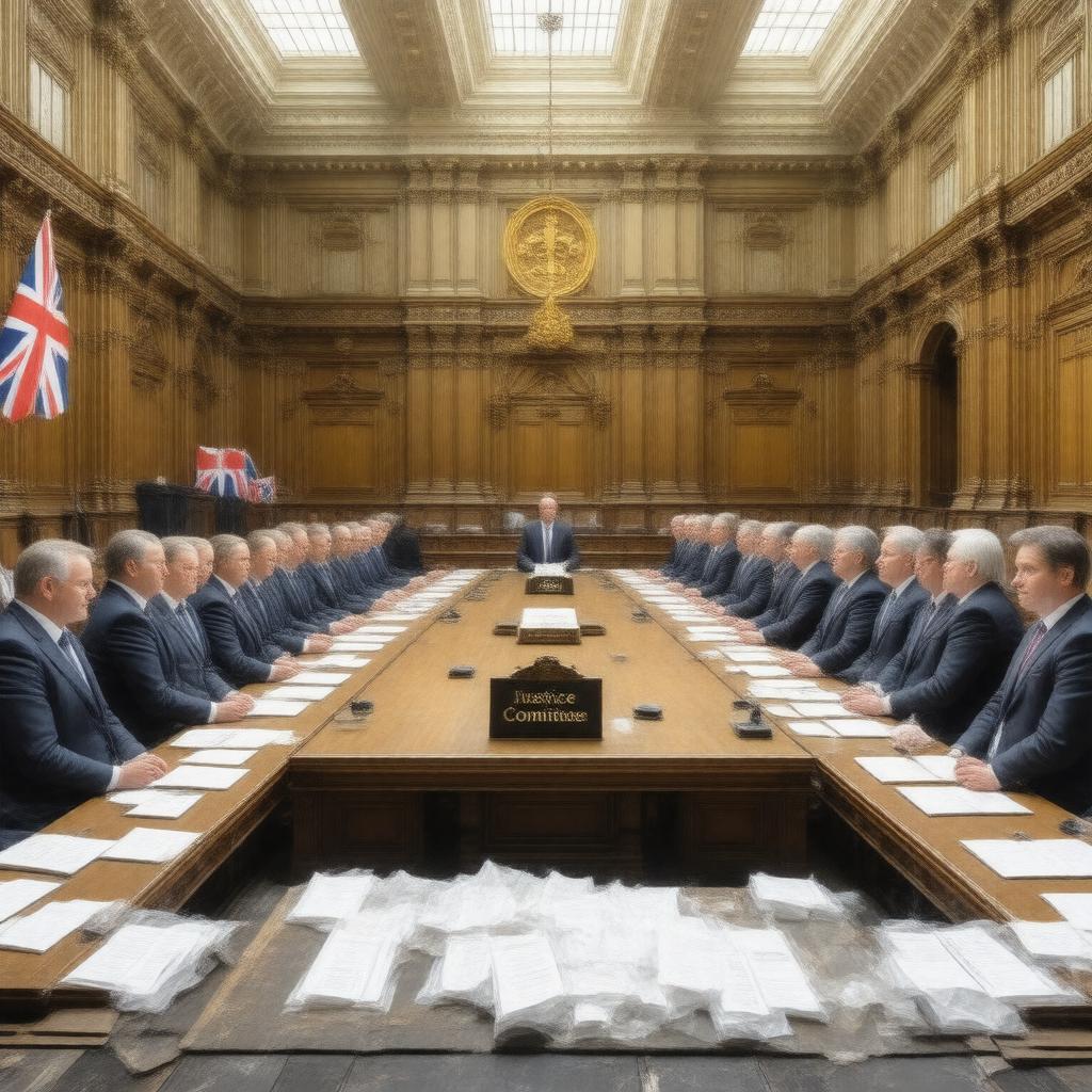 Click to view larger image AI-created image of Justice Committee