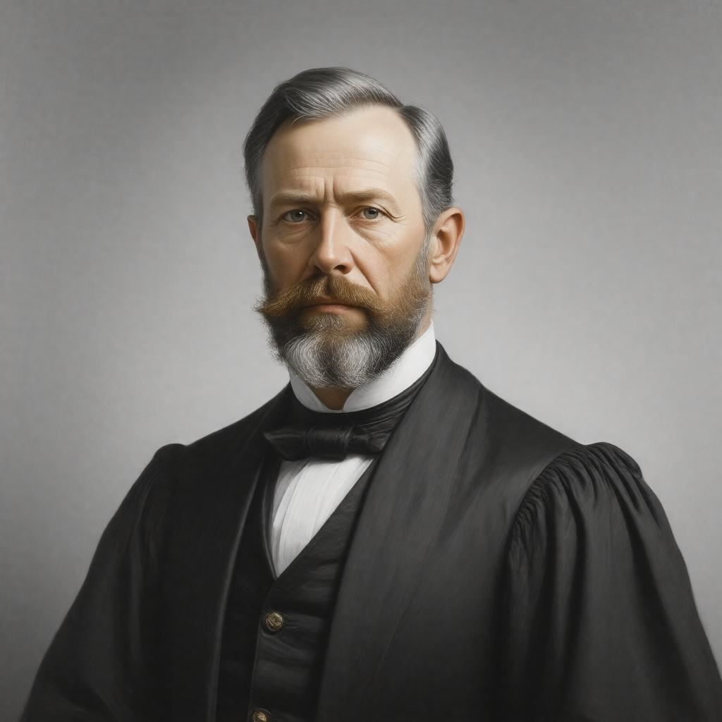 Click to view larger image AI-created image of Justin Dewey