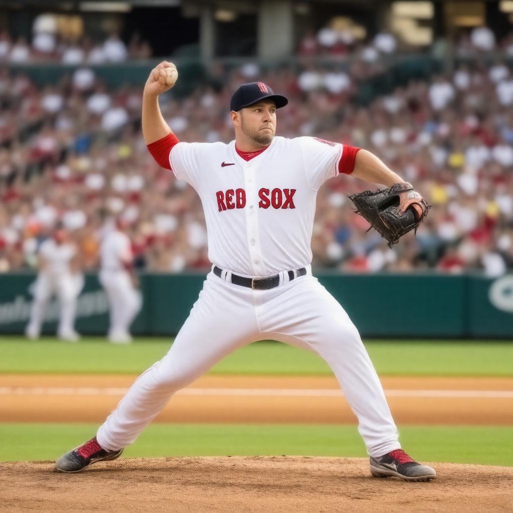 AI-created image of Justin Masterson