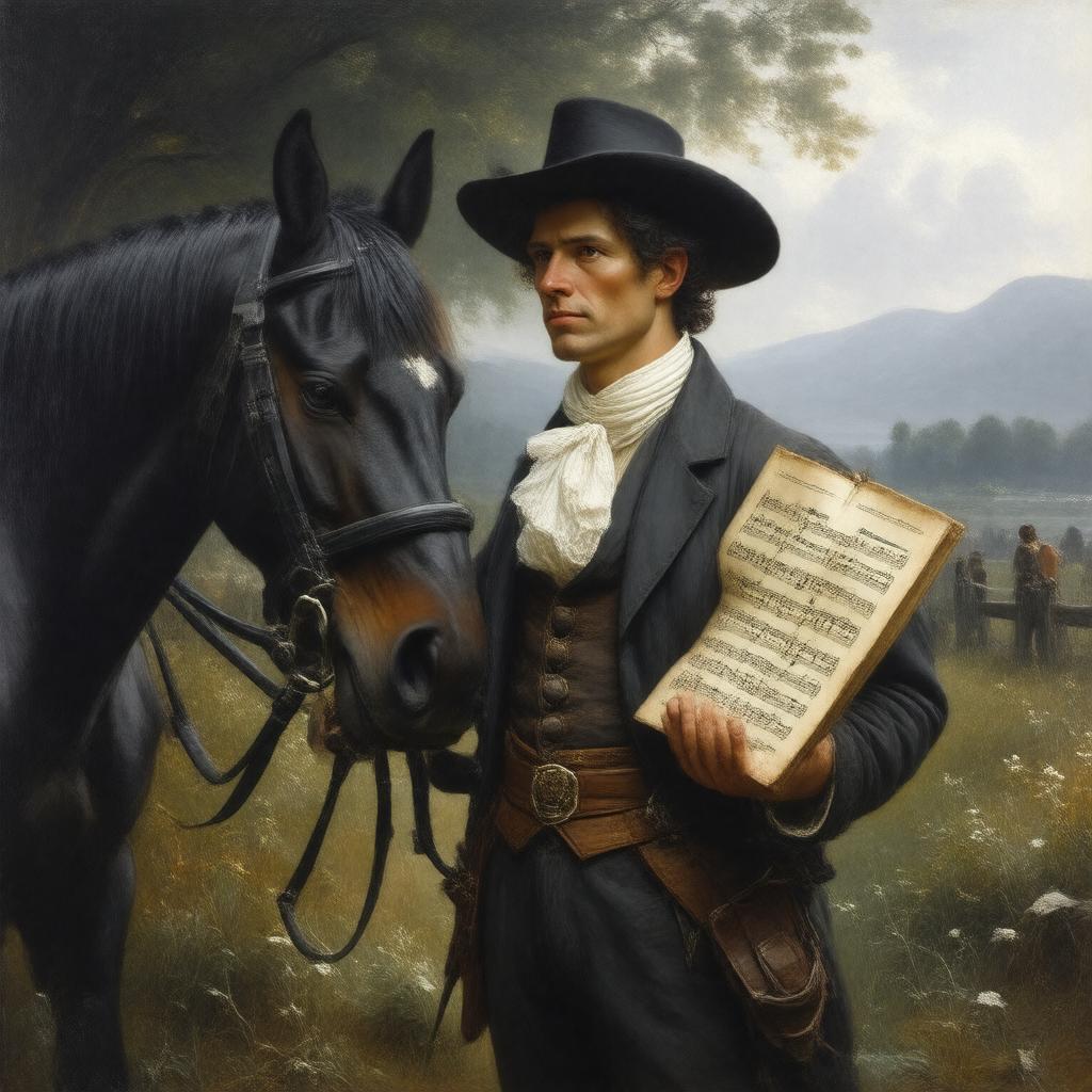 Click to view larger image AI-created image of Justin Morgan