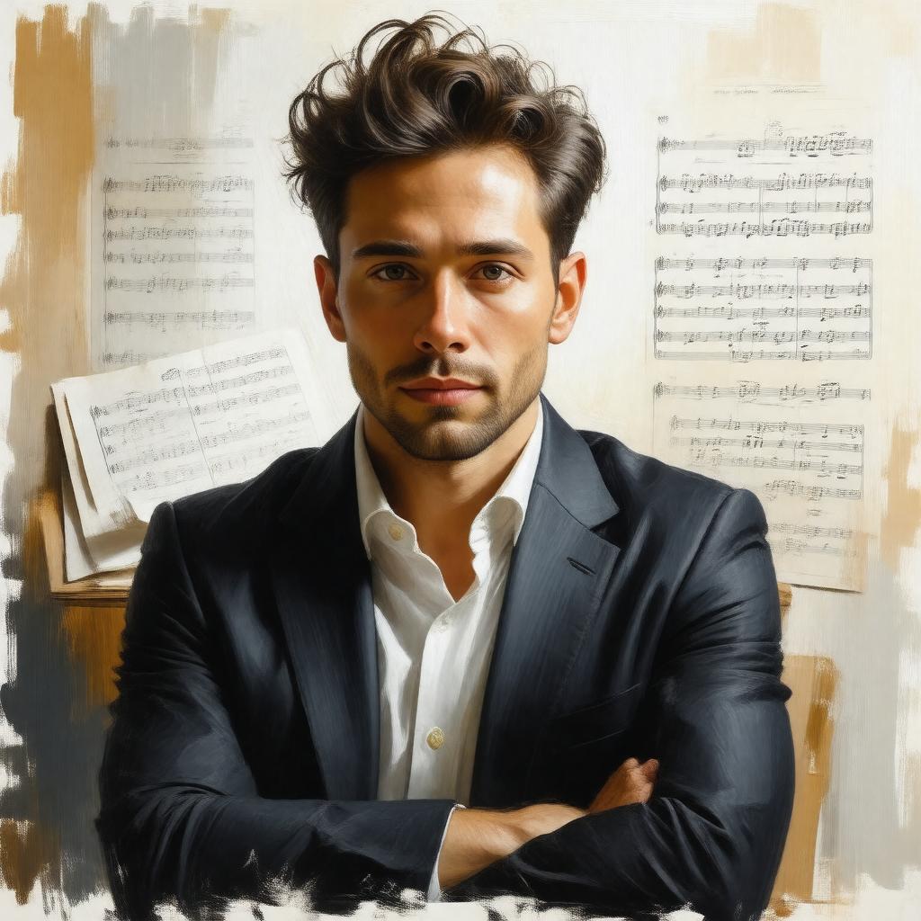 AI-created image of Justin Paul