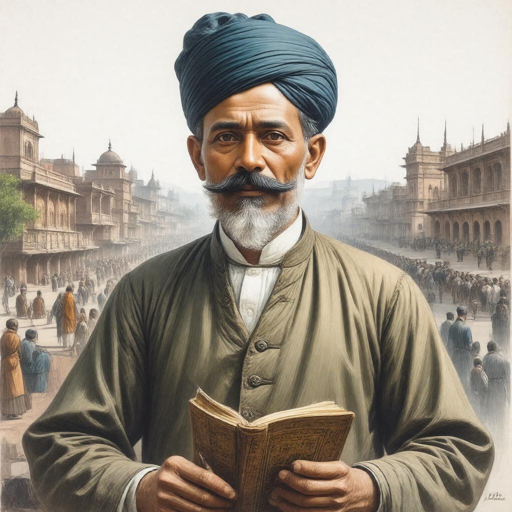 AI-created image of Jyotirao Phule