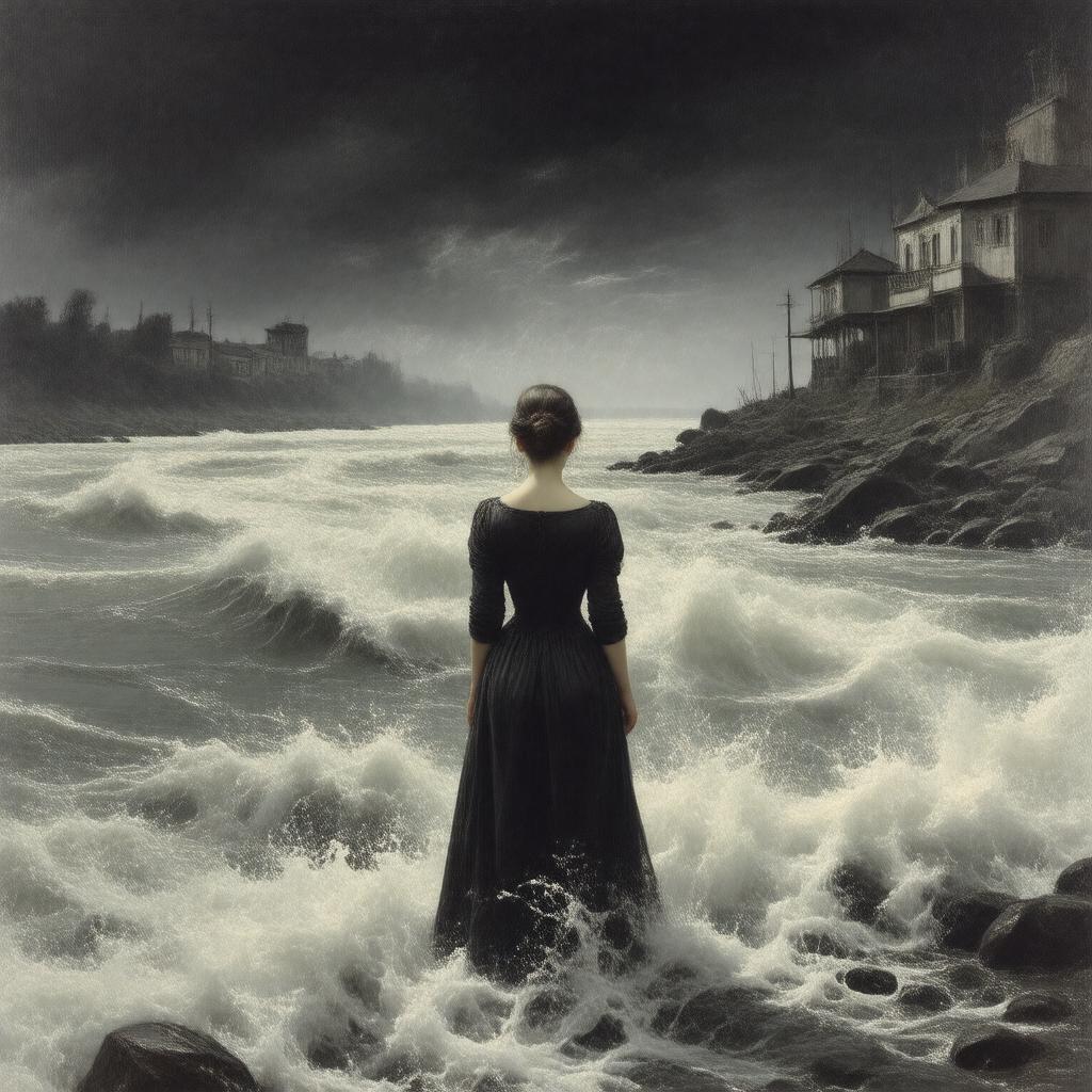 AI-created image of Kát'a Kabanová