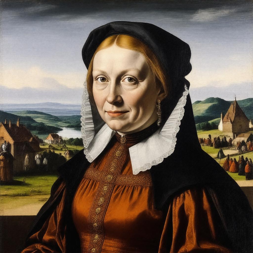 AI-created image of Käthe Luther