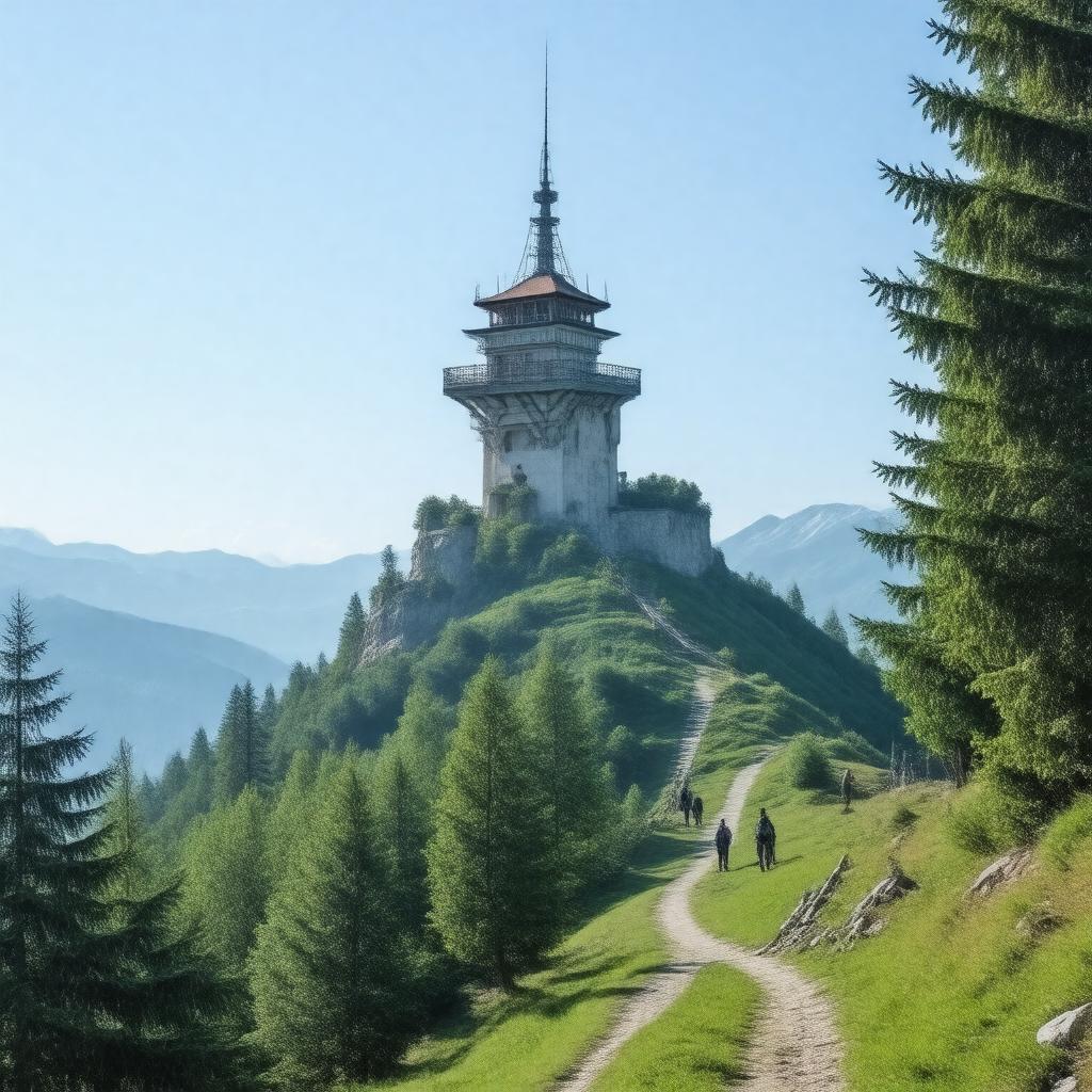 AI-created image of Kékes