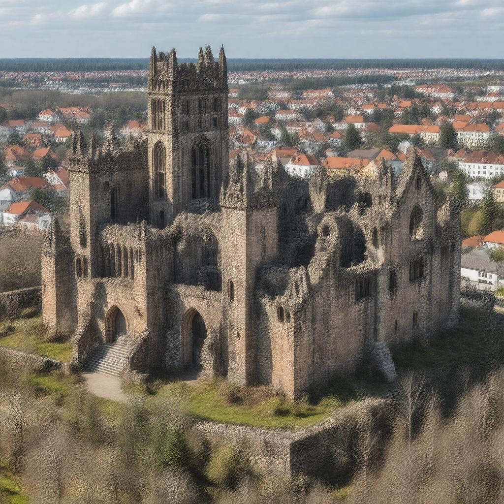 AI-created image of Königsberg Castle