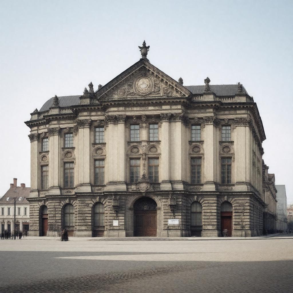 AI-created image of Königsberg Stock Exchange