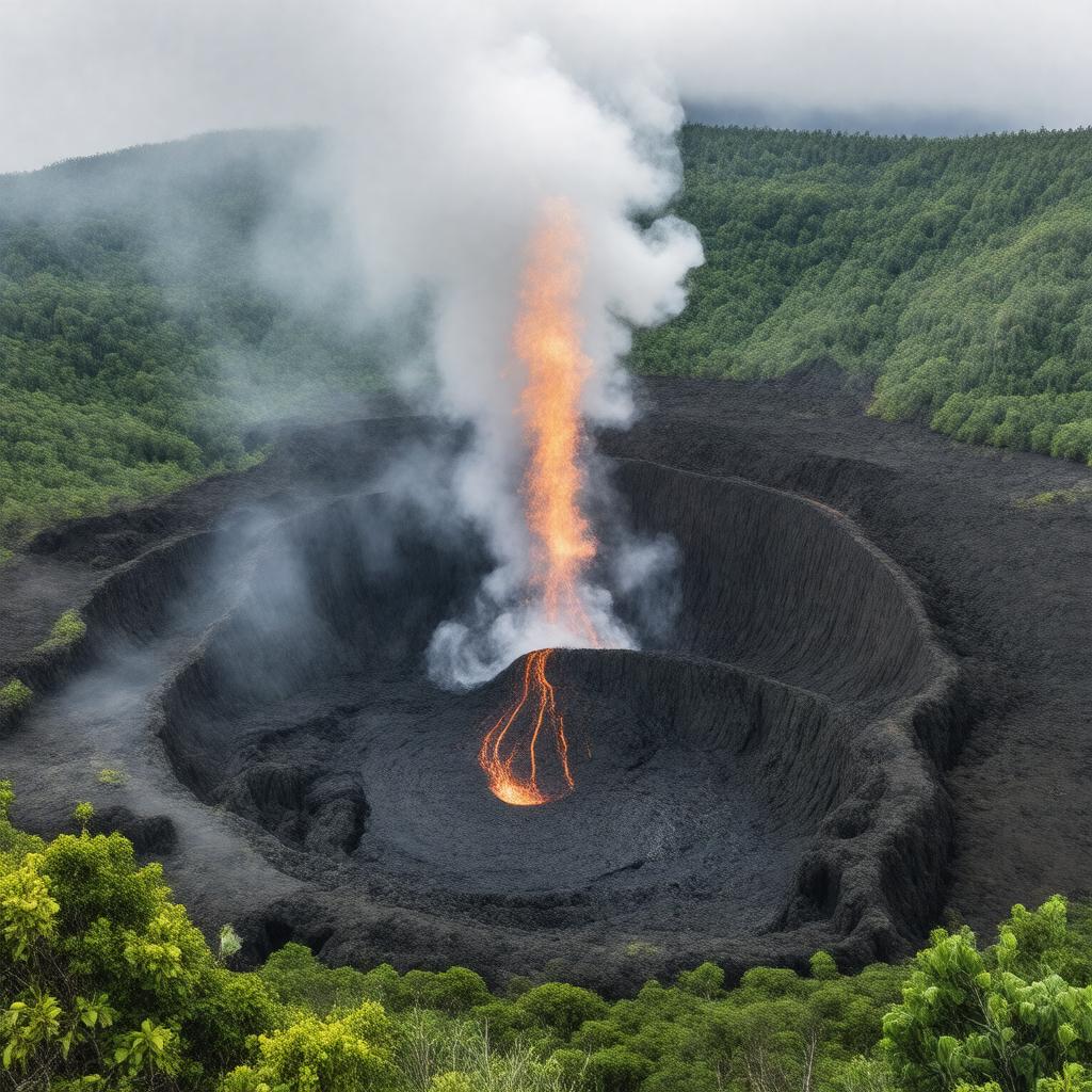 AI-created image of Kīlauea