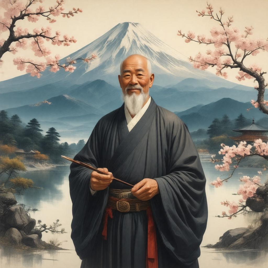 AI-created image of Kūkai