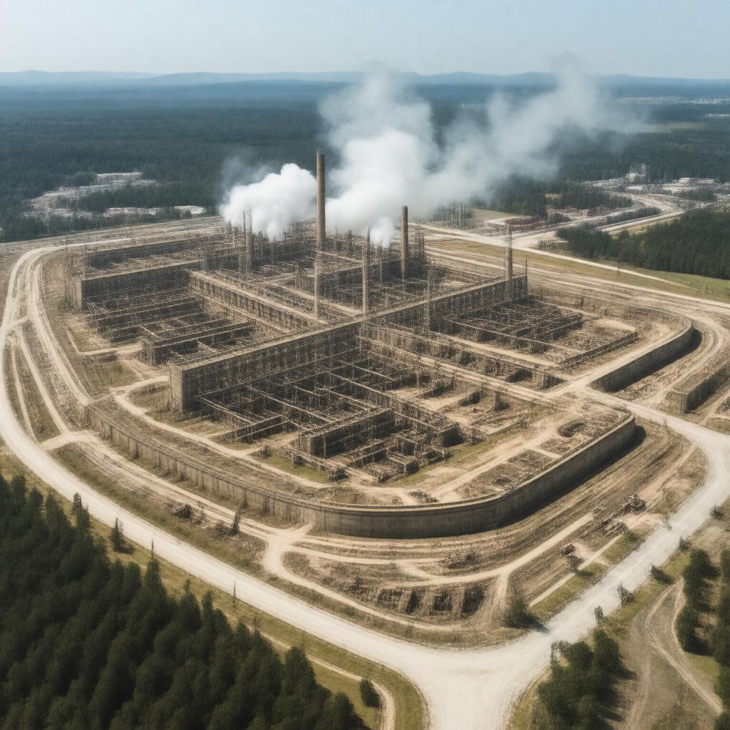 AI-created image of K-25 Site