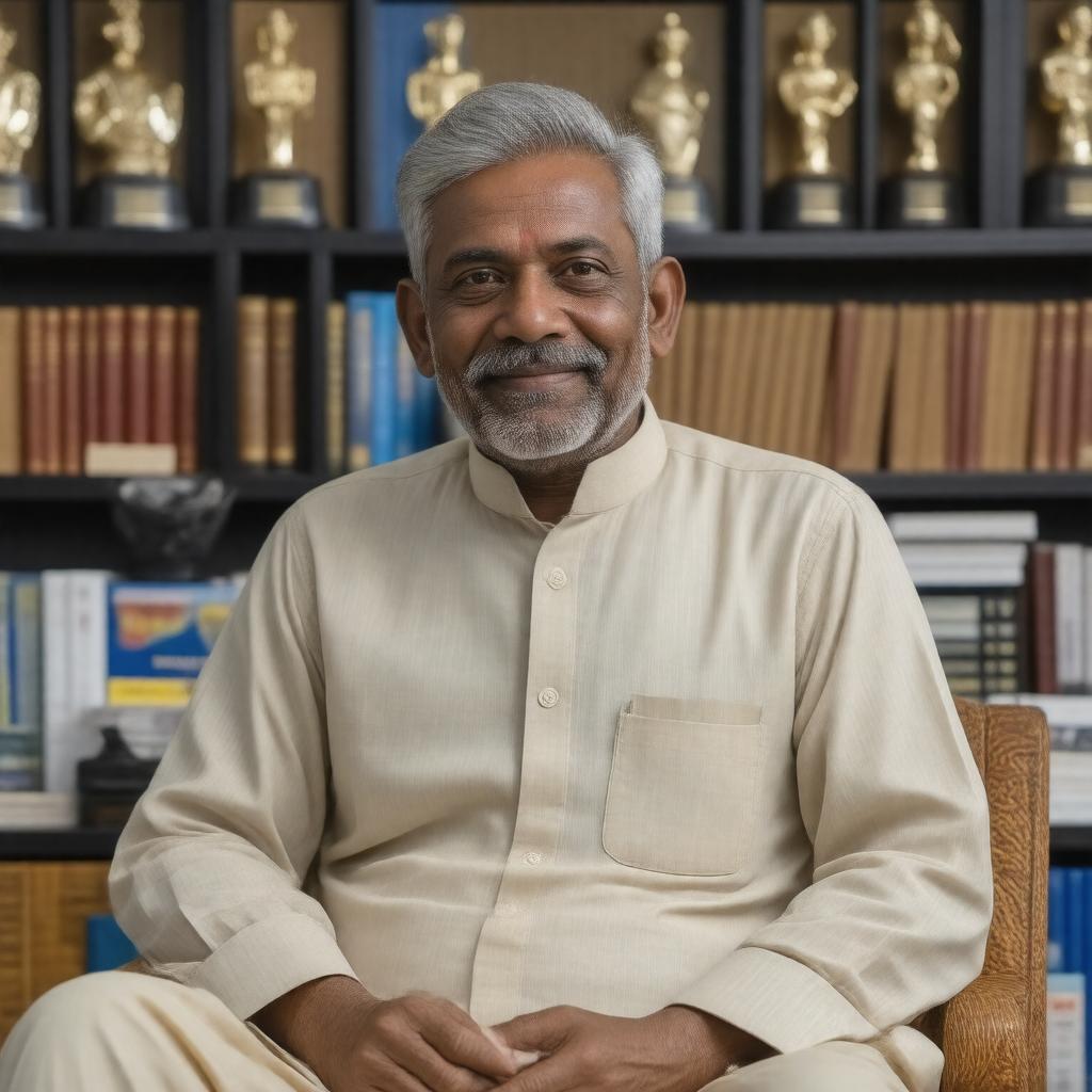 AI-created image of K. P. Ramanunni