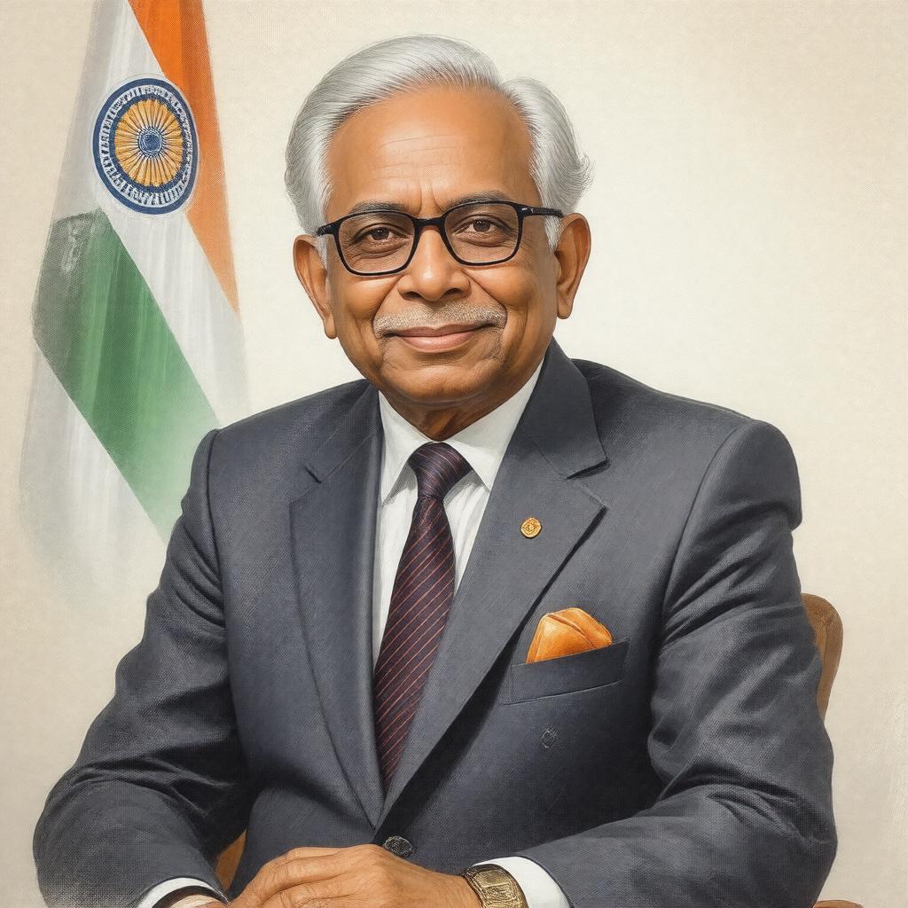 AI-created image of K. R. Narayanan