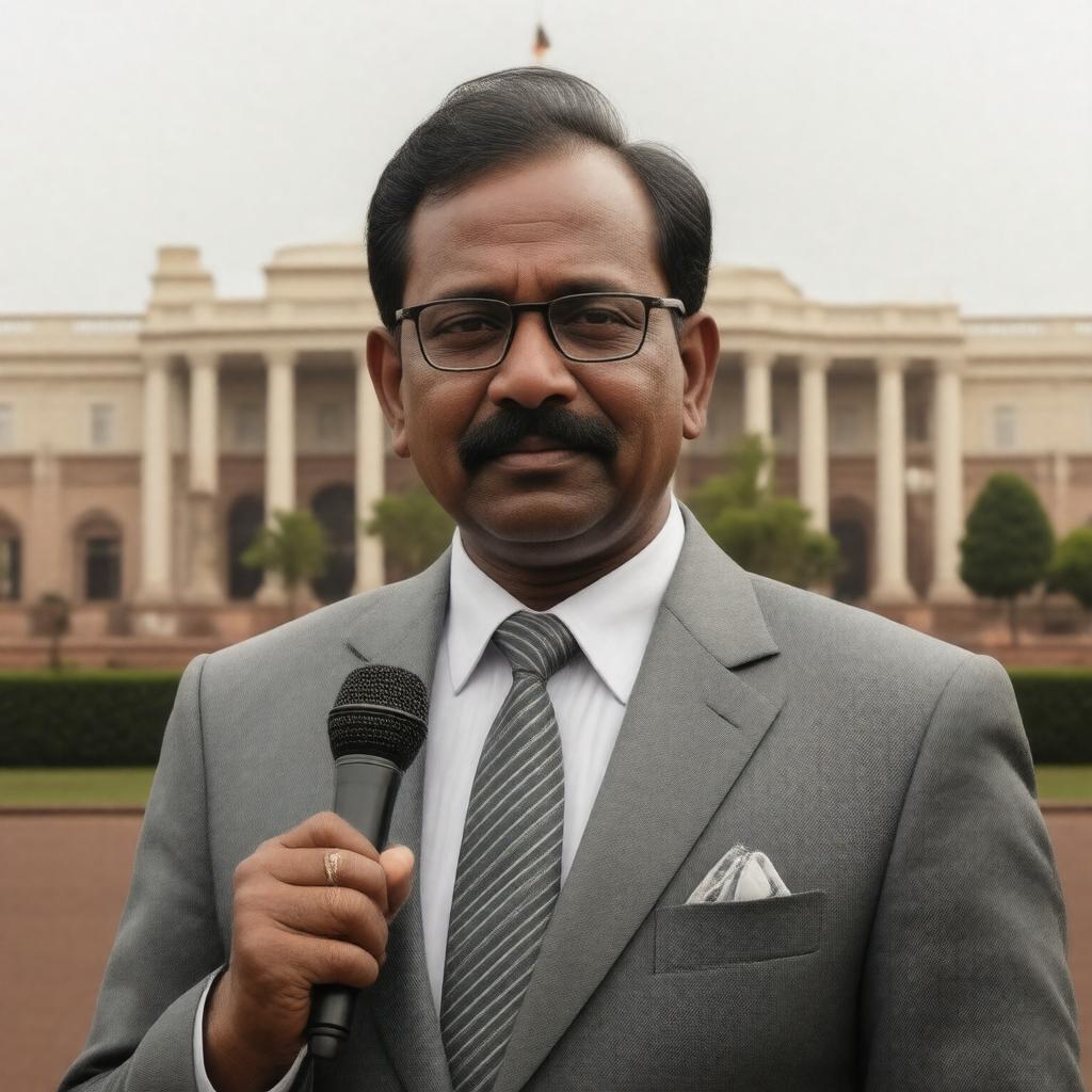 AI-created image of K. S. Rajasekaran