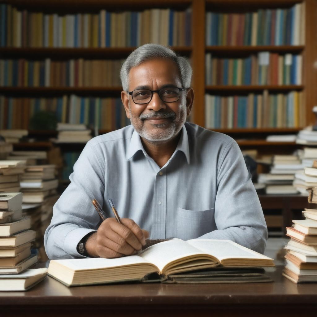Click to view larger image AI-created image of K. S. Subramanian