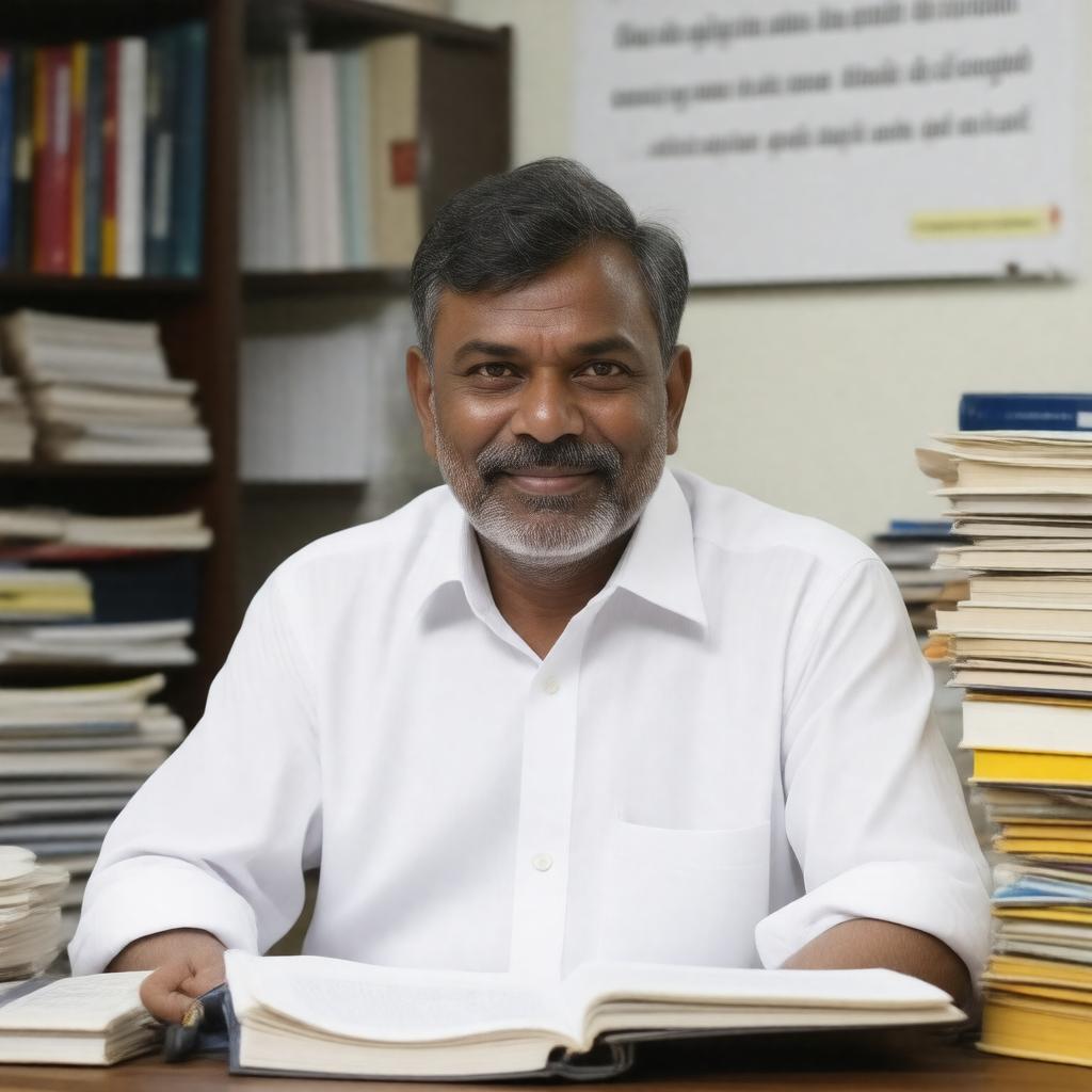 AI-created image of K. Satchidanandan