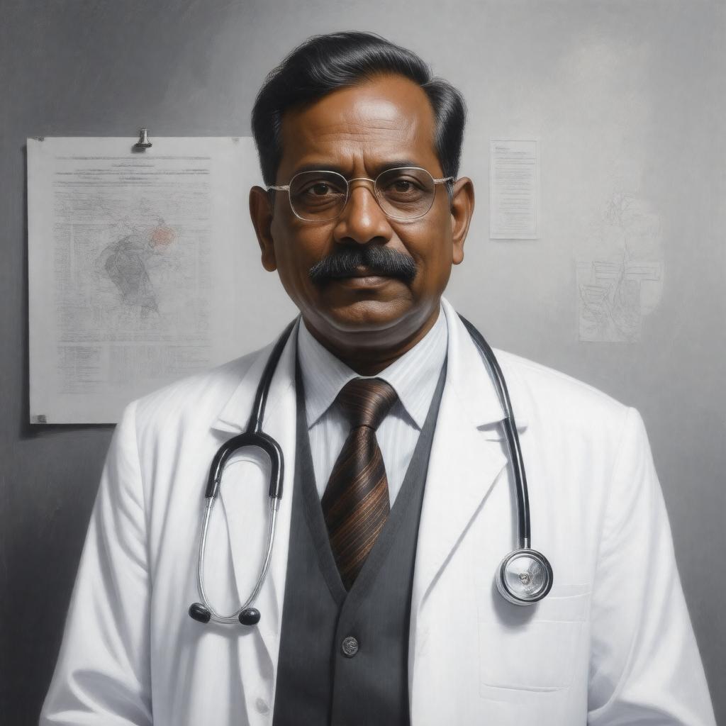 AI-created image of K. V. Thiruvengadam