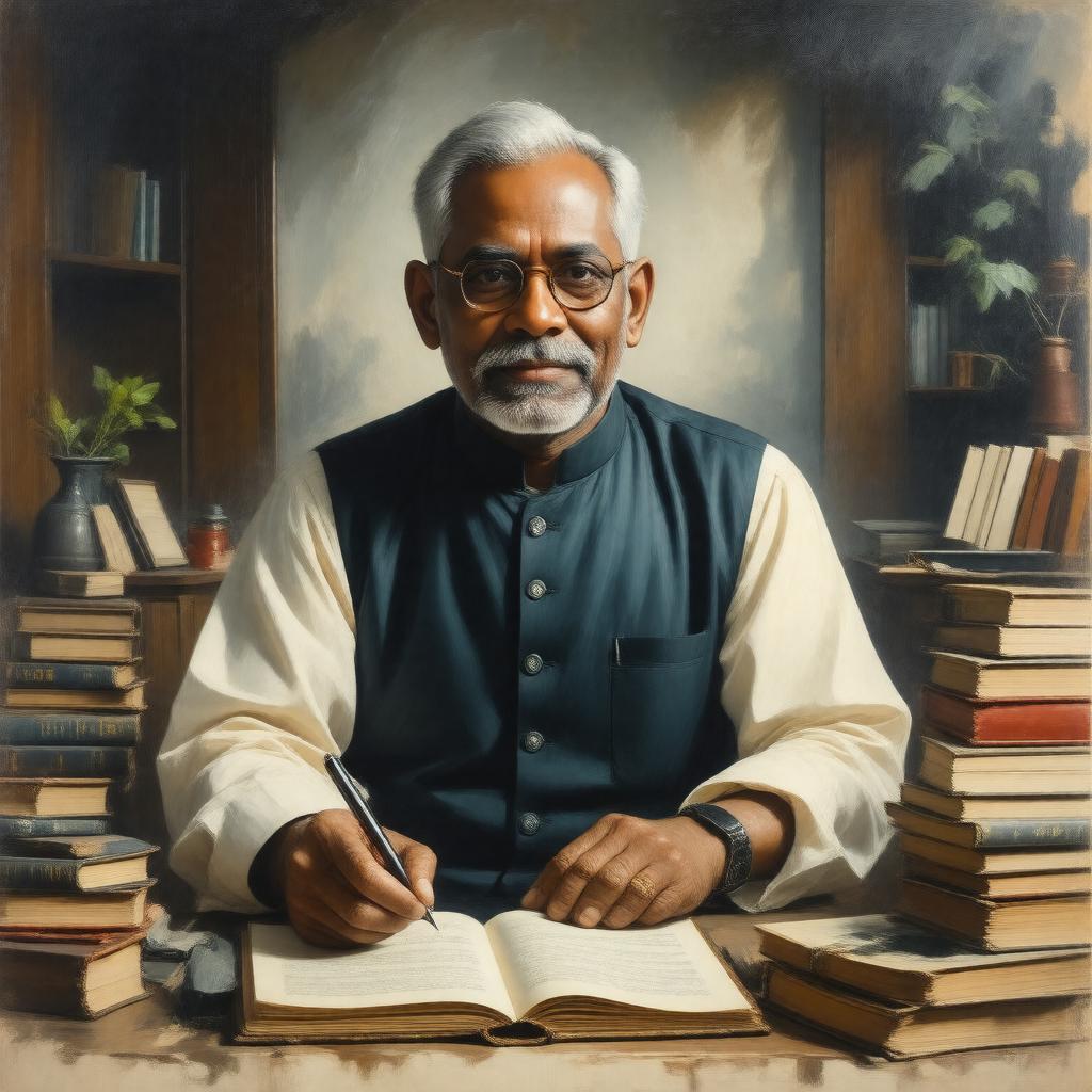 AI-created image of K. V. Vishwanatha