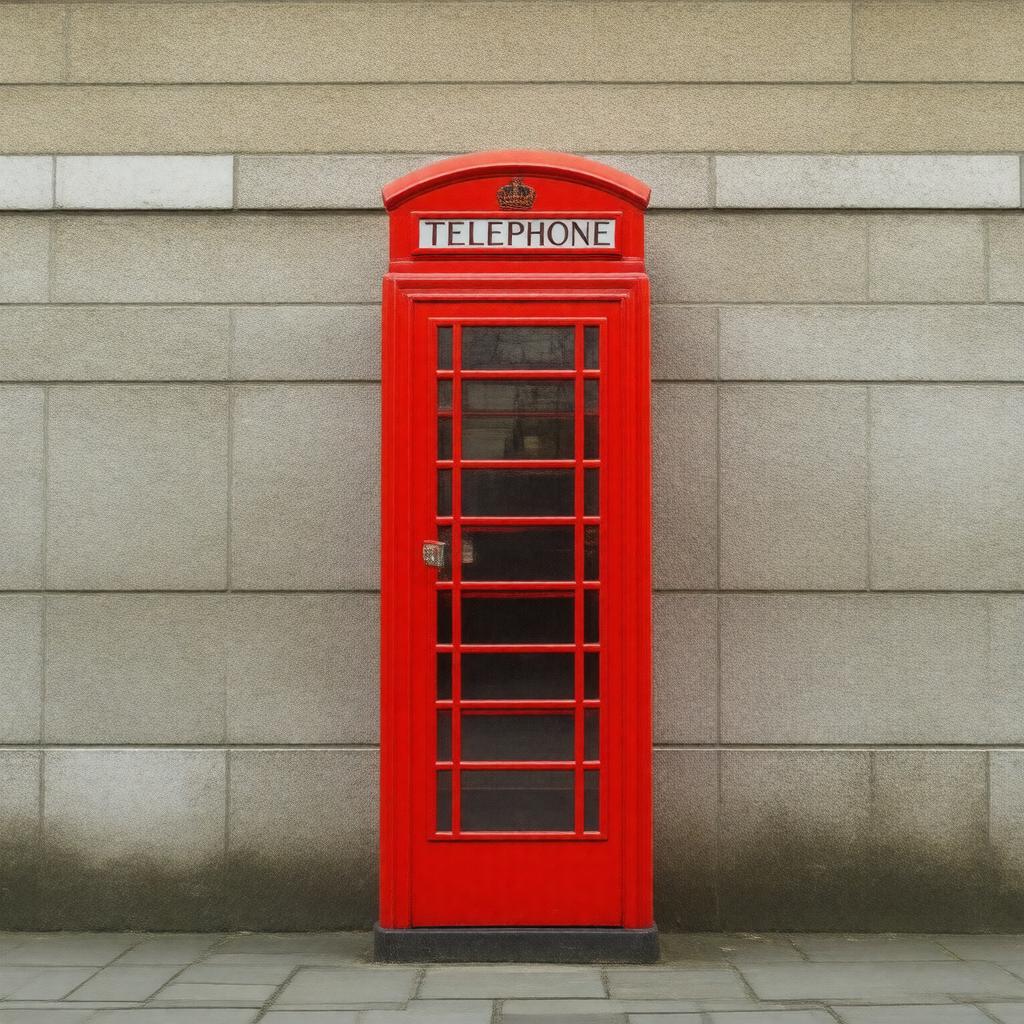 Click to view larger image AI-created image of K2 red telephone box