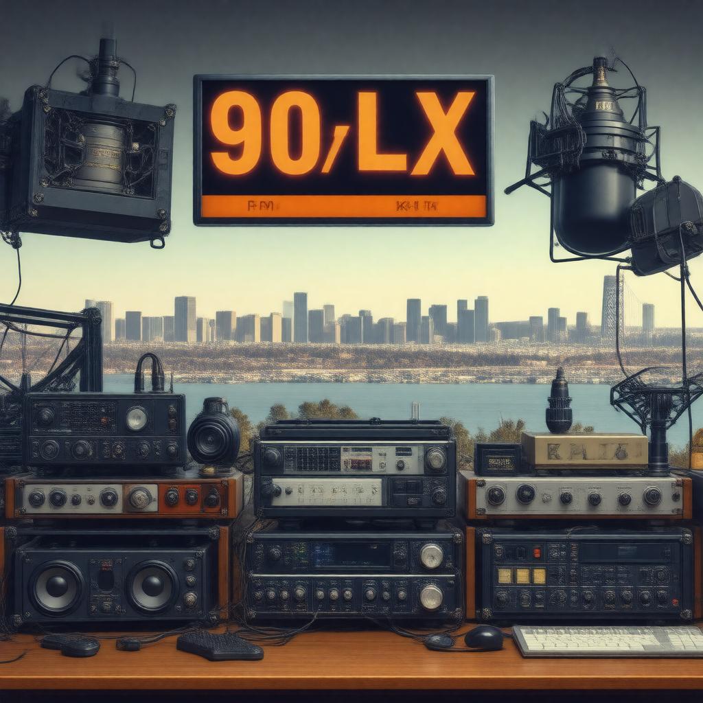 Click to view larger image AI-created image of KALX 90.7 FM