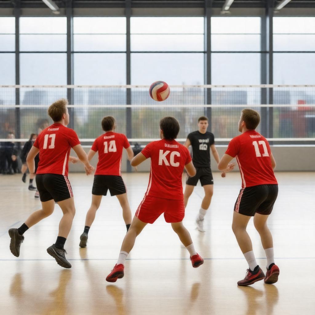 AI-created image of KCL Volleyball