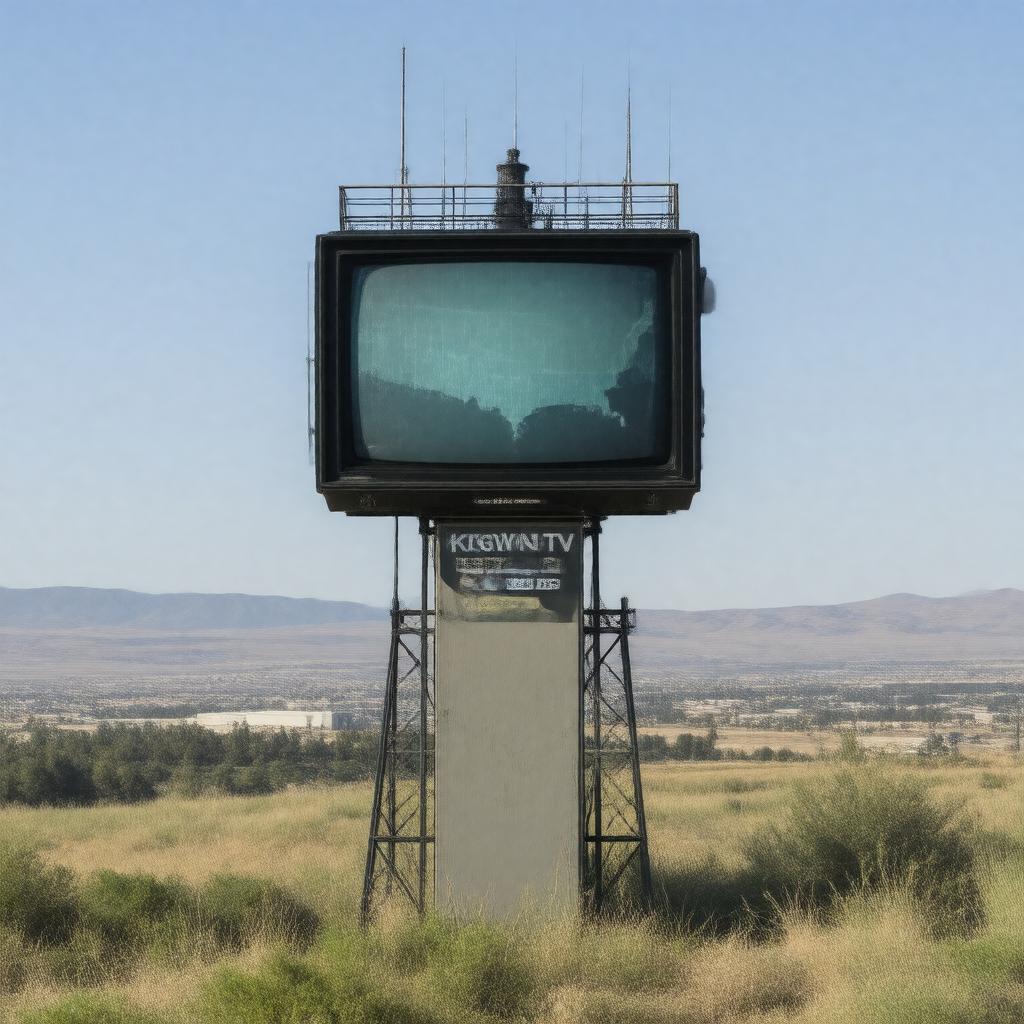 AI-created image of KGWN-TV