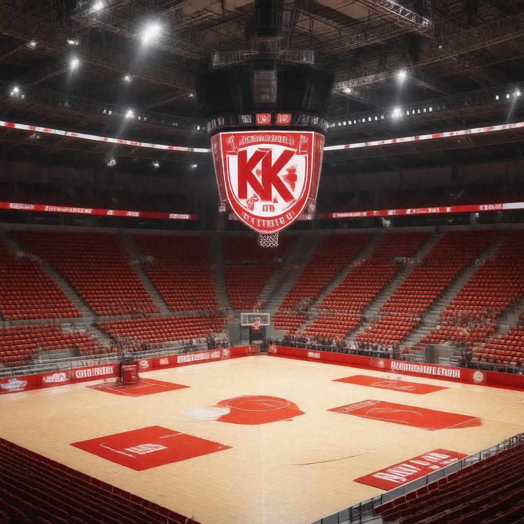 AI-created image of KK Crvena zvezda