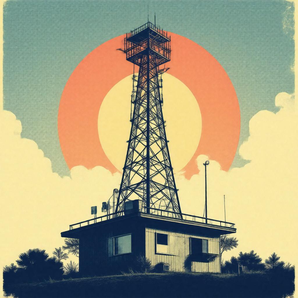 AI-created image of KMUZ radio