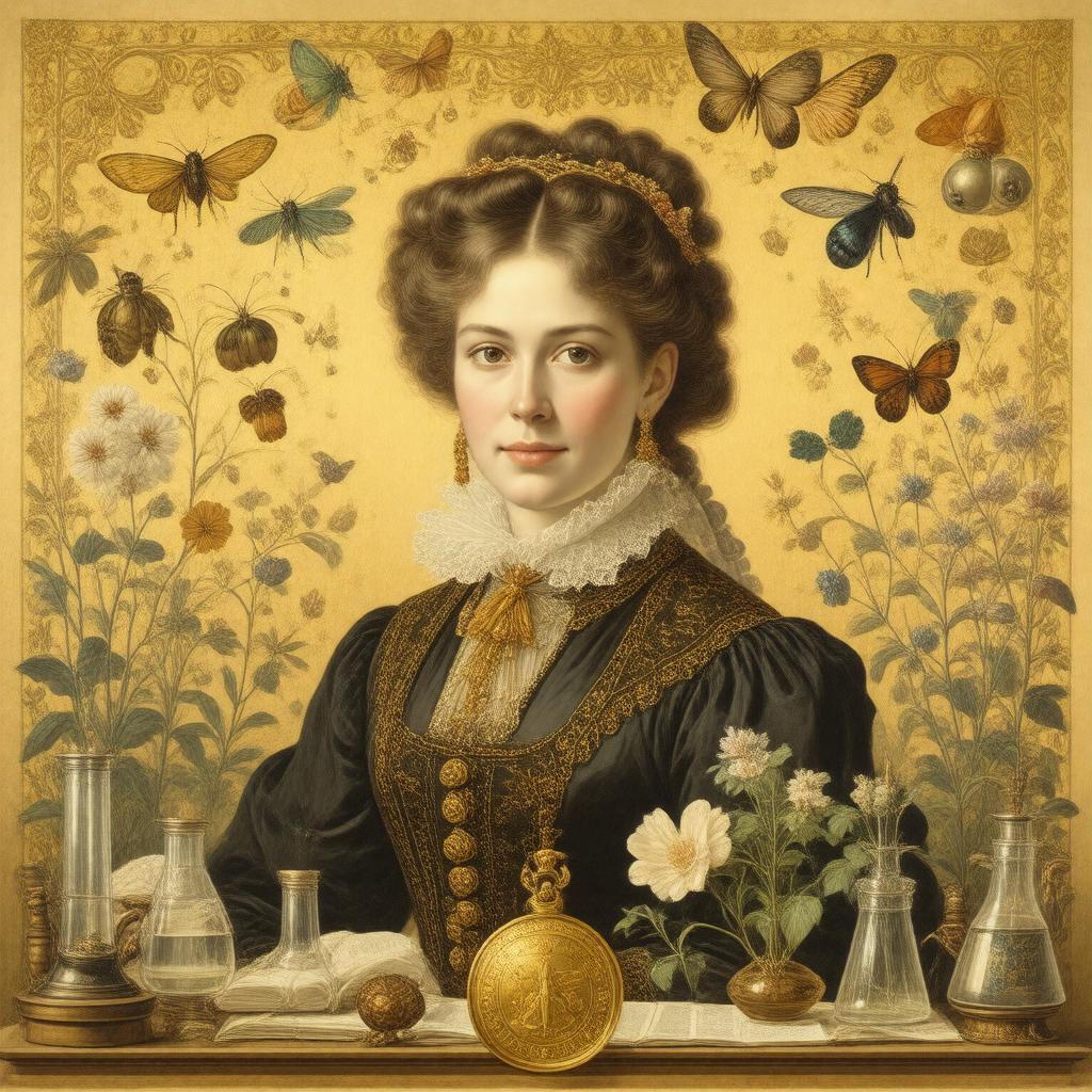 AI-created image of KNAW Merian Prize