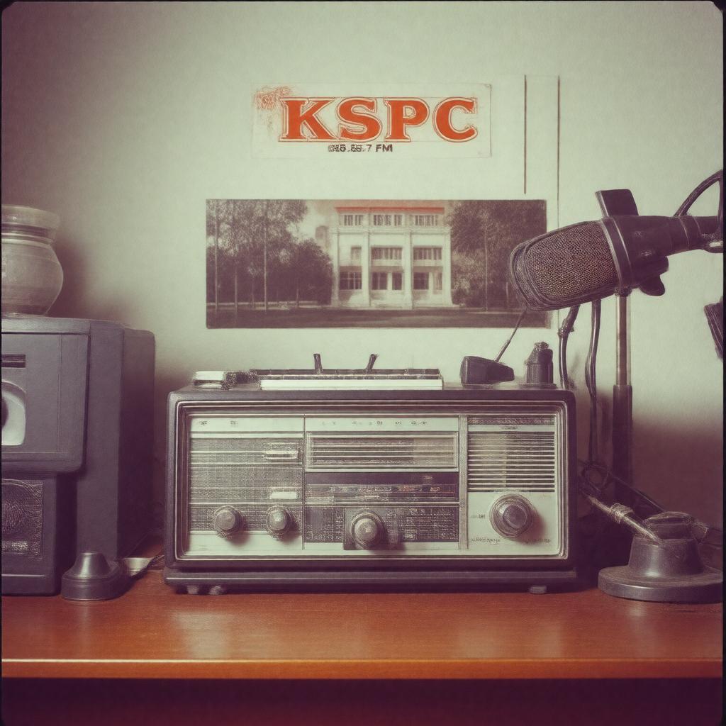 Click to view larger image AI-created image of KSPC 88.7 FM