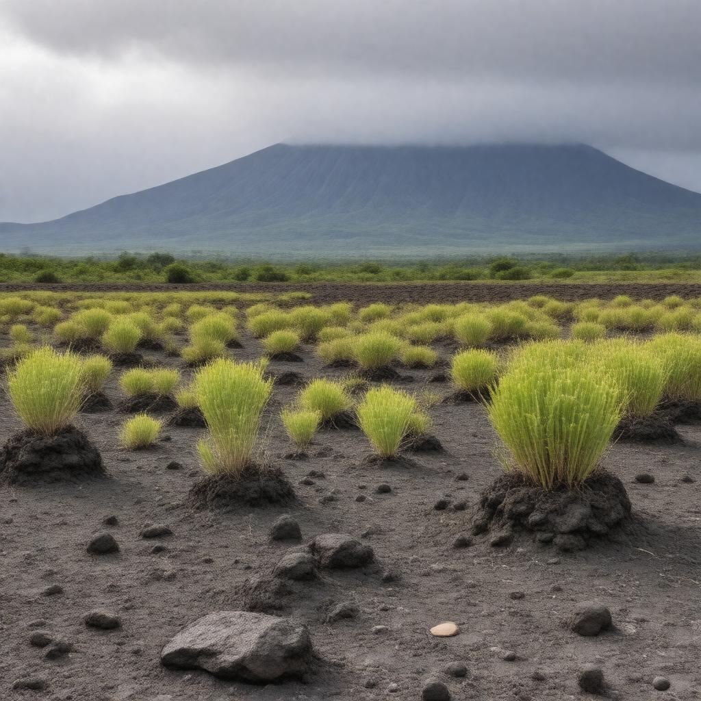 AI-created image of Kaʻū Desert