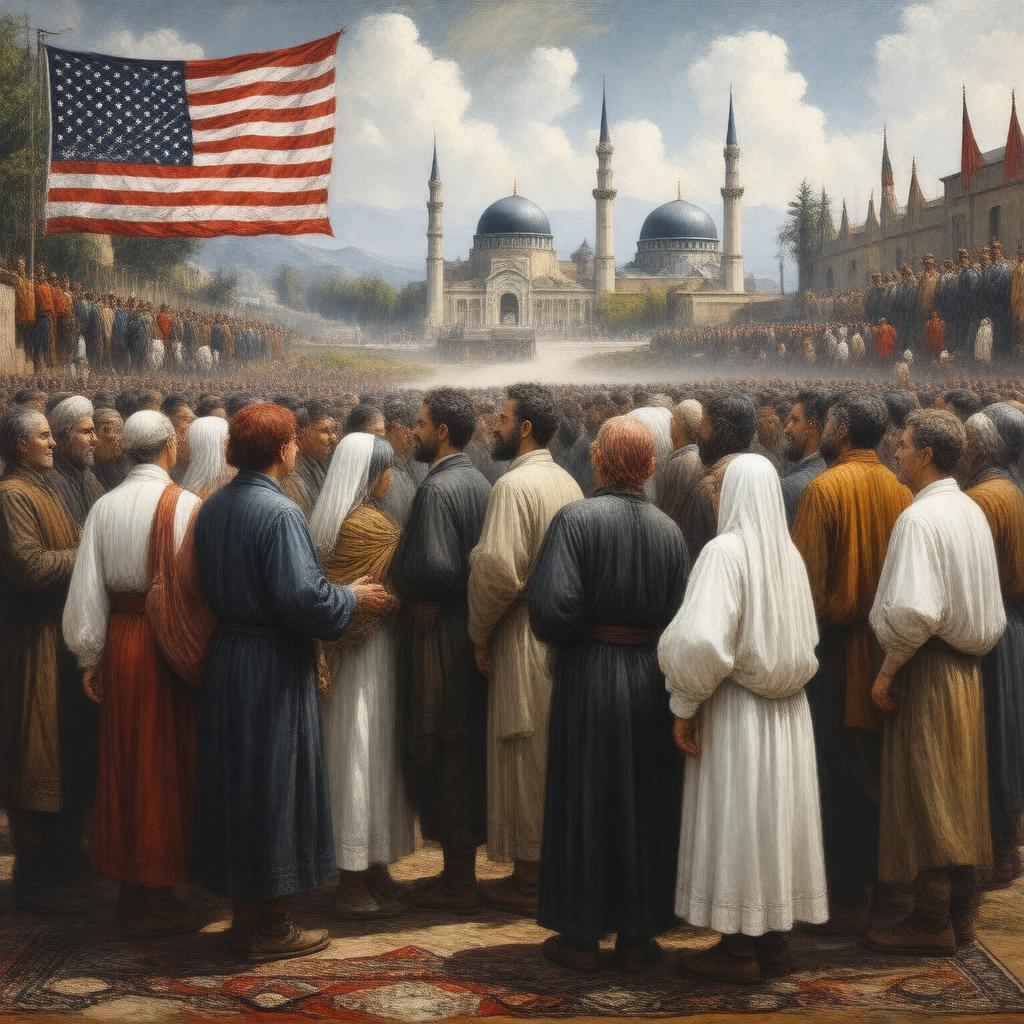 AI-created image of Kabardian Americans