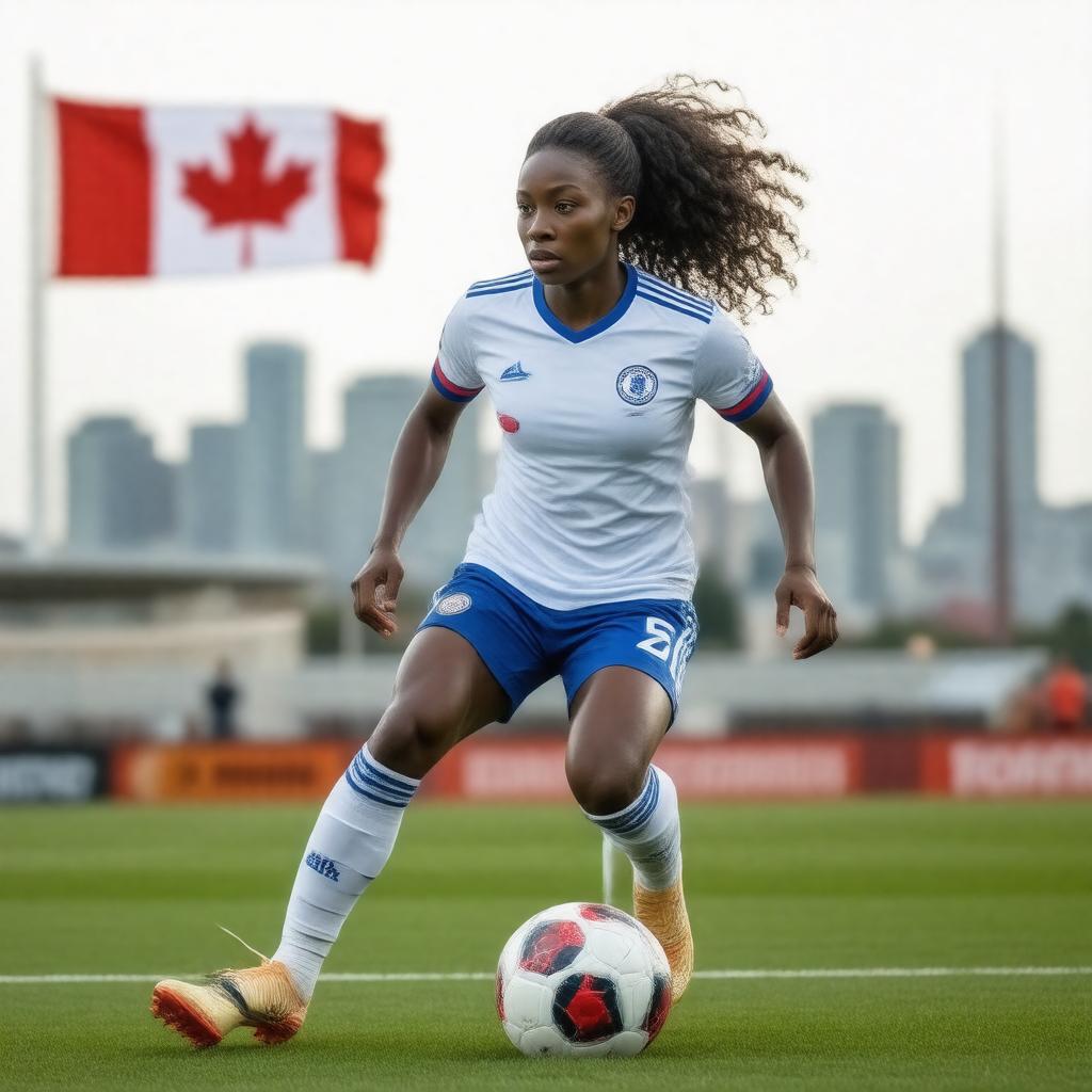 AI-created image of Kadeisha Buchanan
