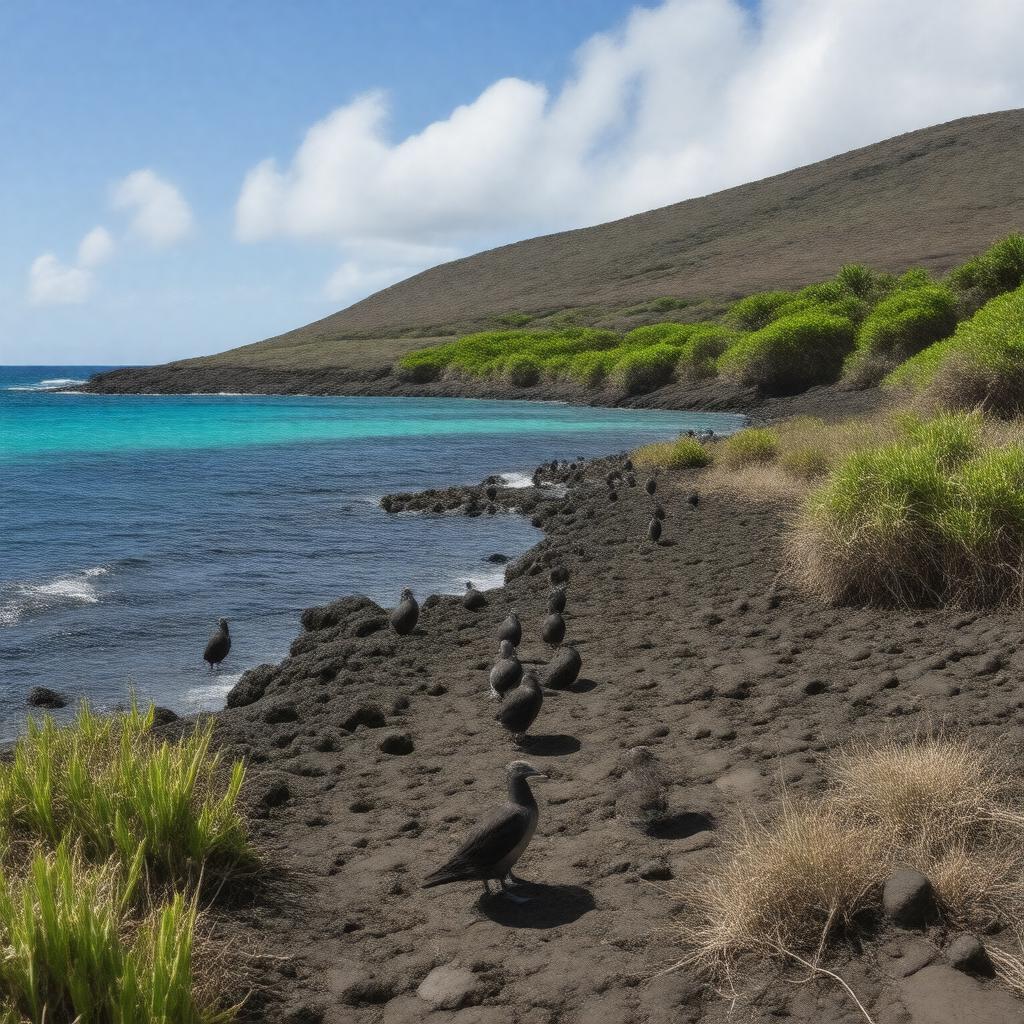 AI-created image of Kahoʻolawe