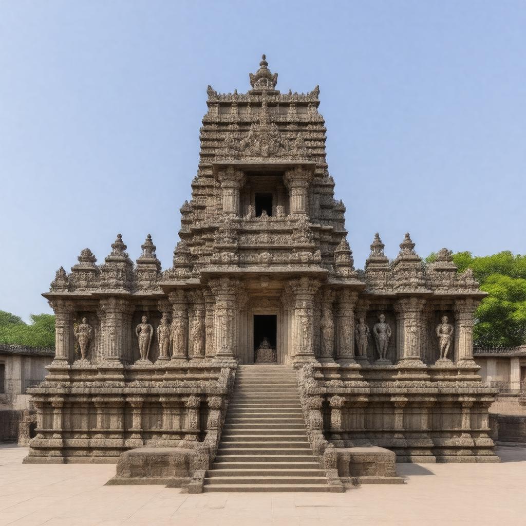 AI-created image of Kailasanathar Temple
