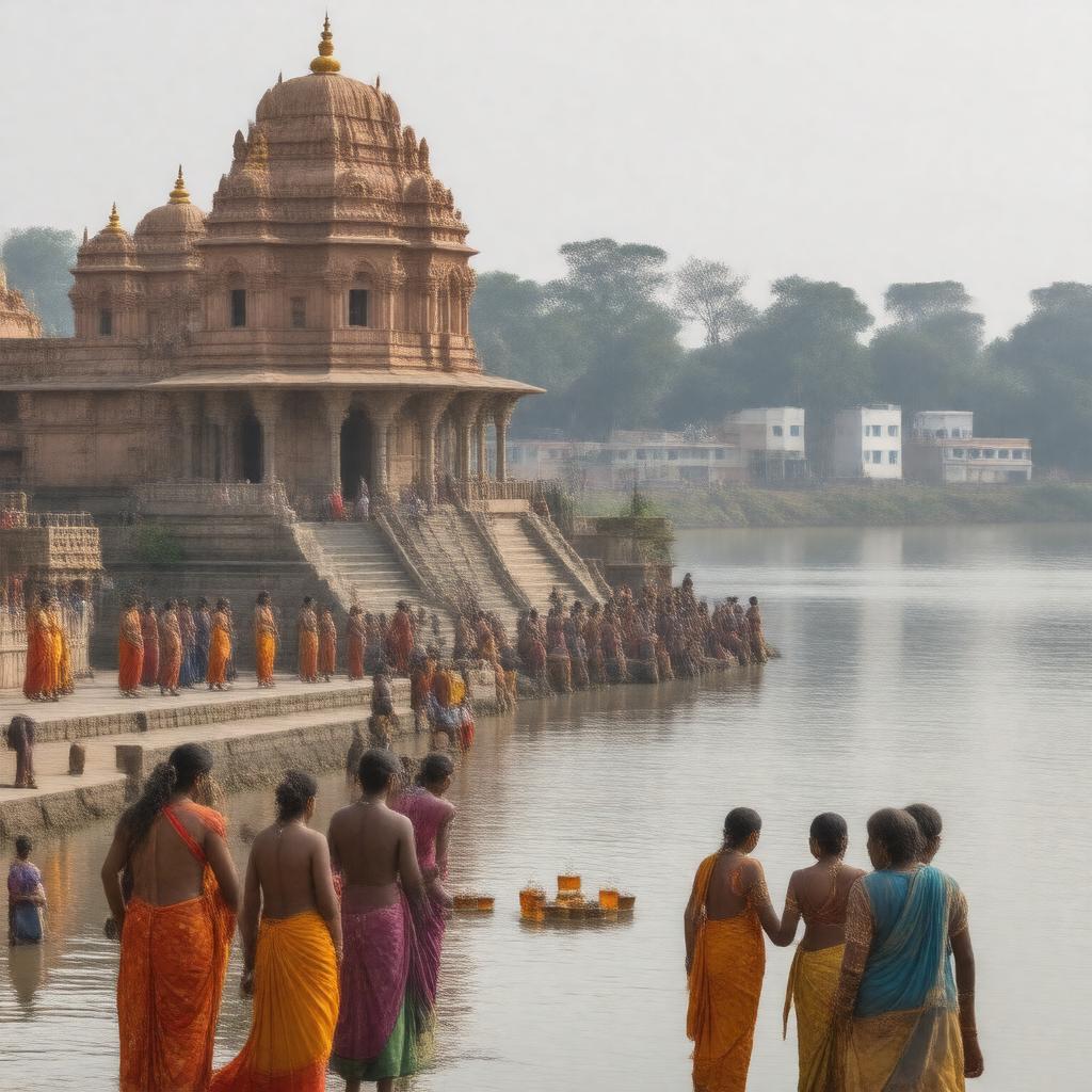 AI-created image of Kal Bhairav Temple