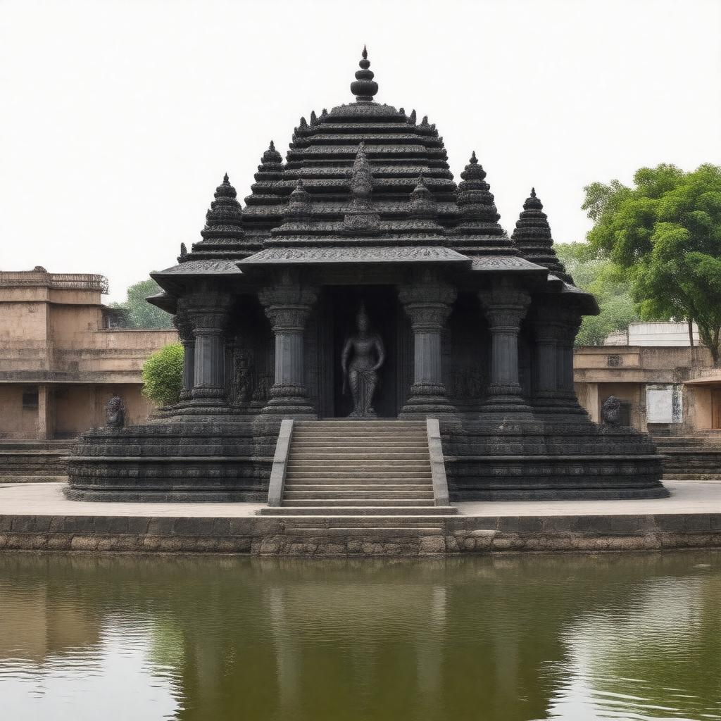 Click to view larger image AI-created image of Kalaram Temple