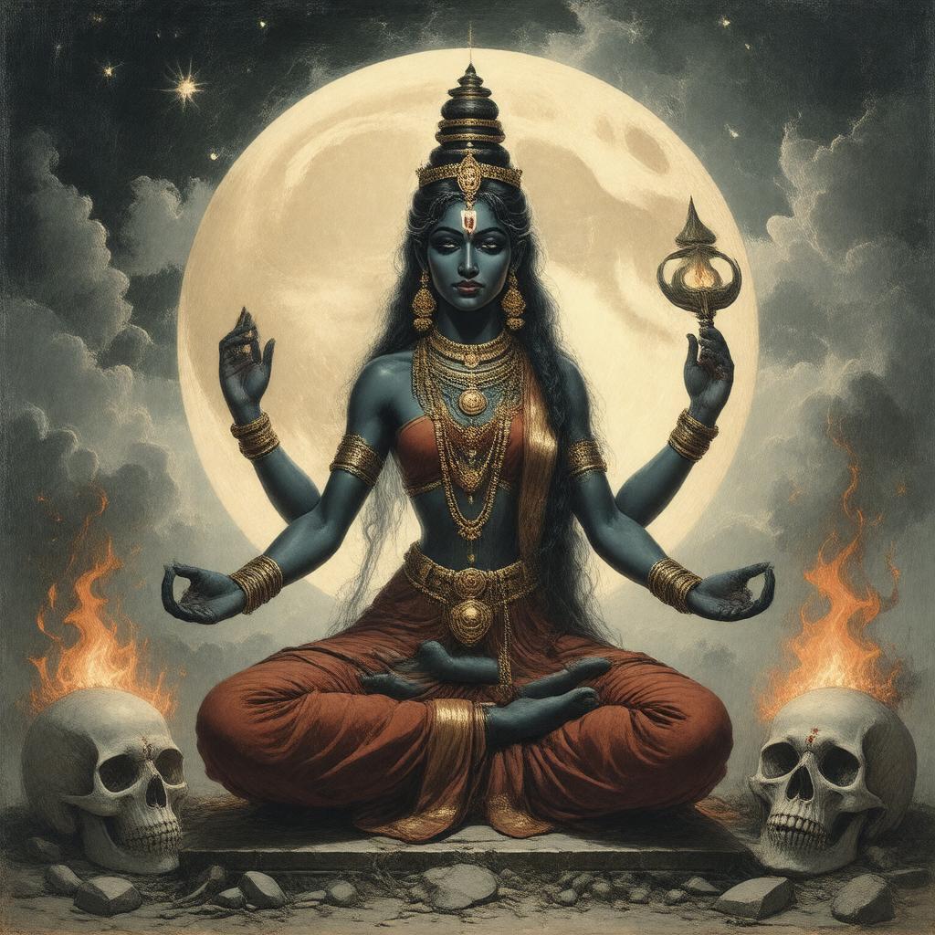 Click to view larger image AI-created image of Kali Kula