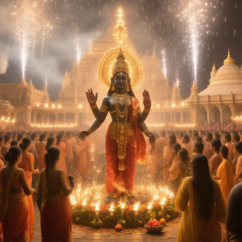 AI-created image of Kali Puja