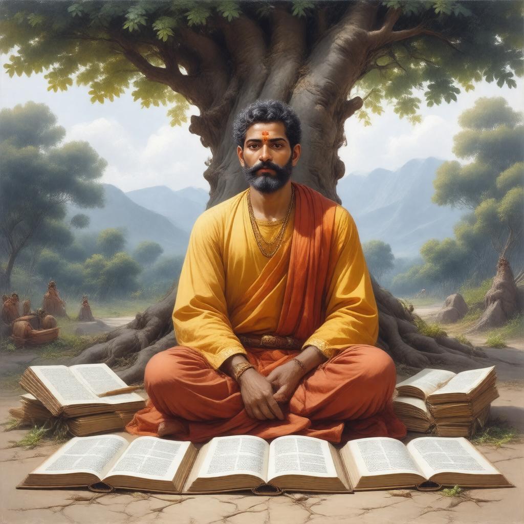 AI-created image of Kalidasa