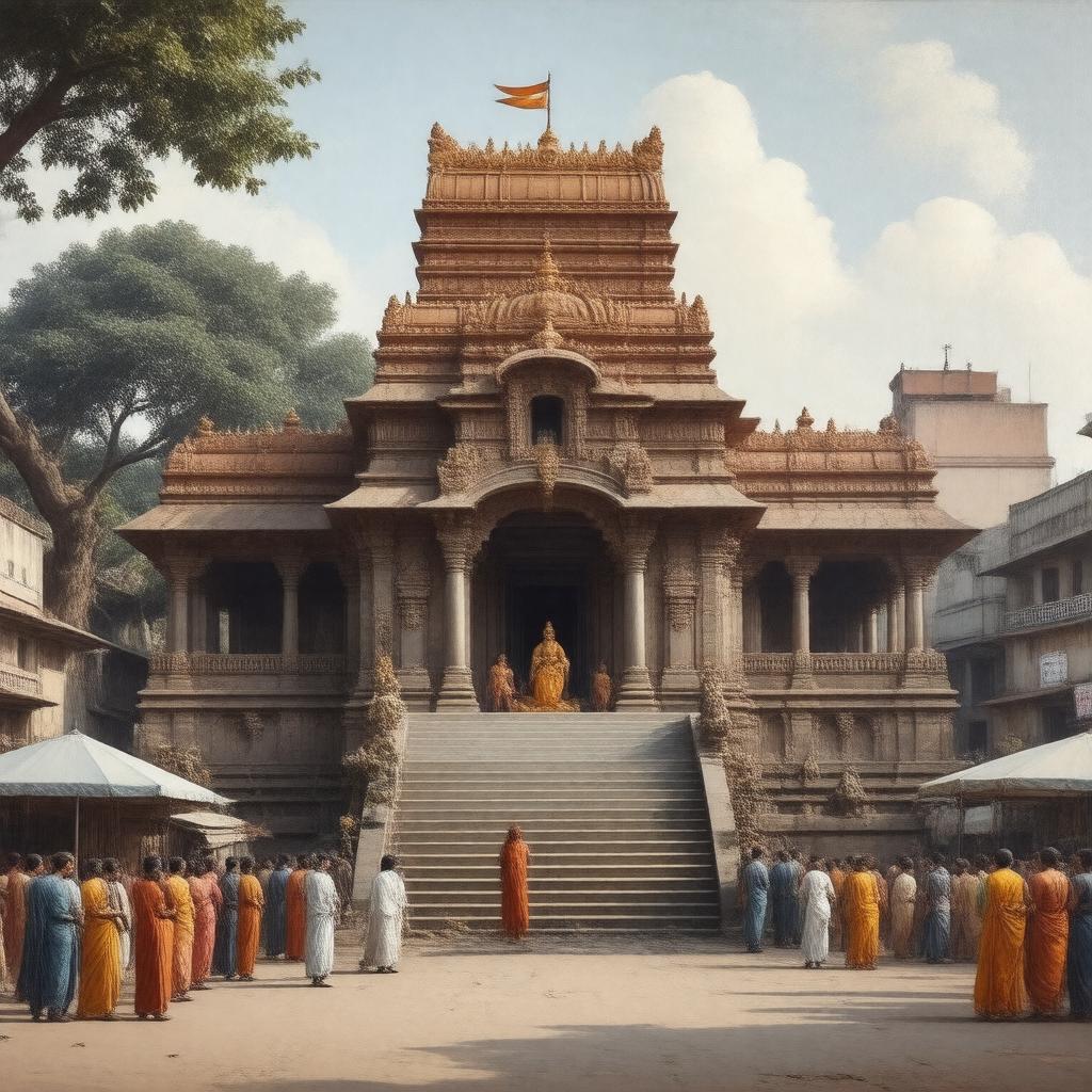 AI-created image of Kalighat Temple