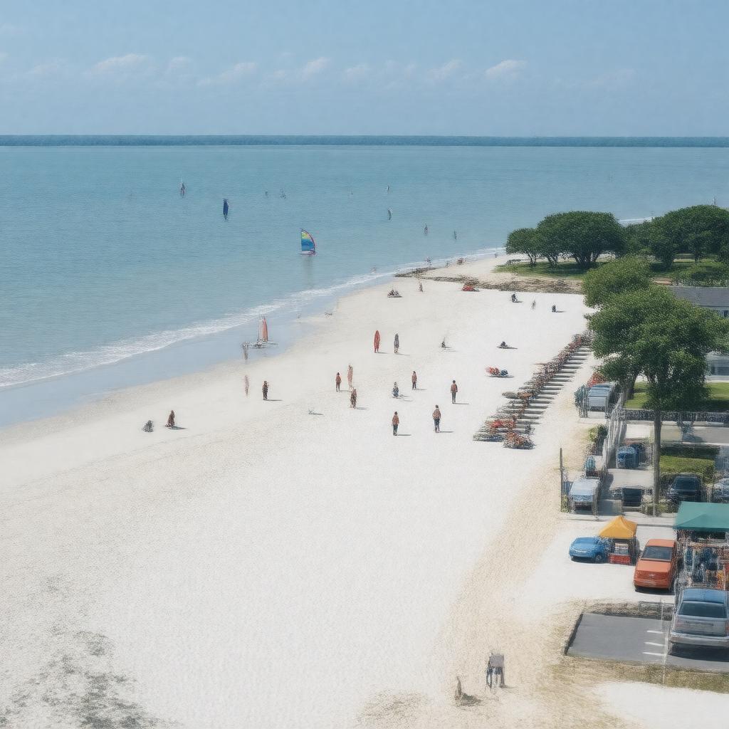 AI-created image of Kalmus Beach