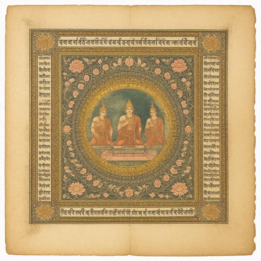 Click to view larger image AI-created image of Kalpa Sutra