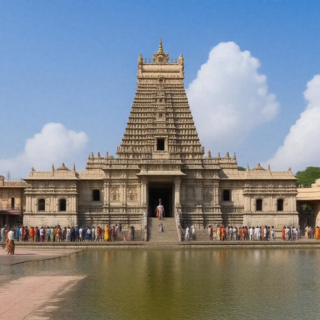 AI-created image of Kamakshi Amman Temple
