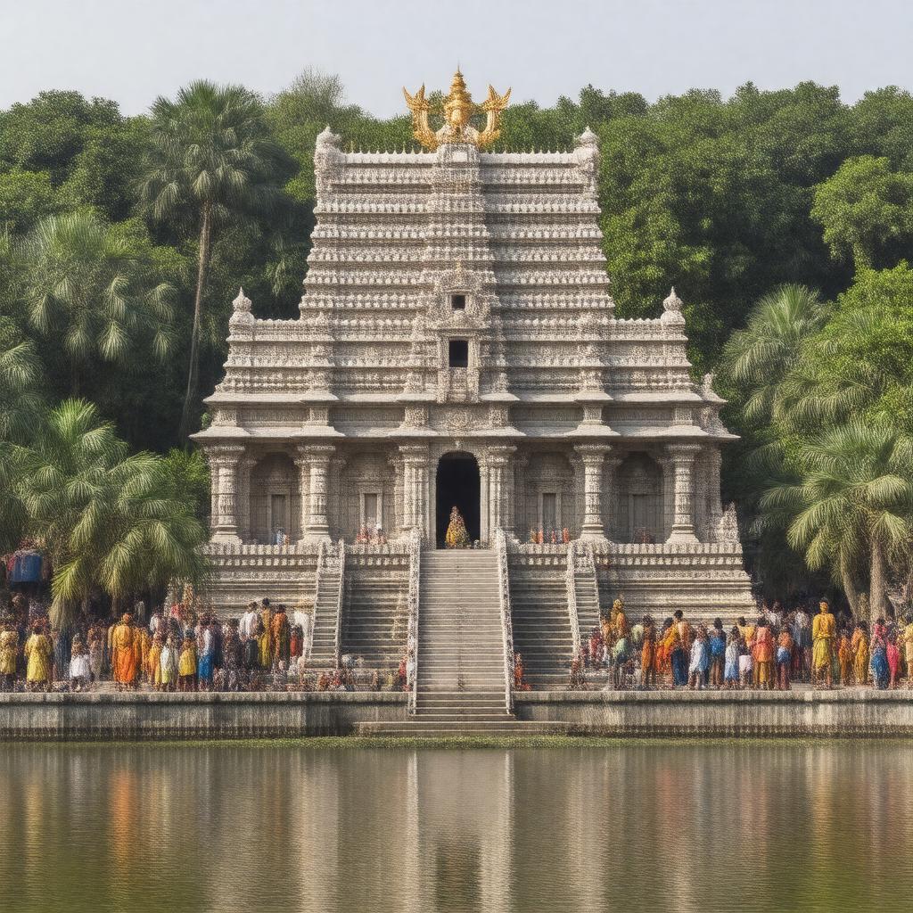 AI-created image of Kamakshi Temple