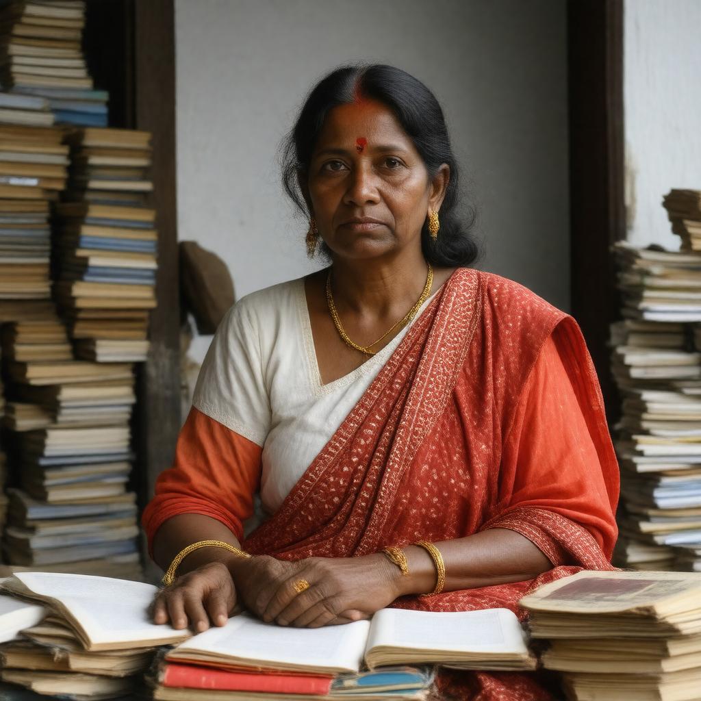 AI-created image of Kamala Das