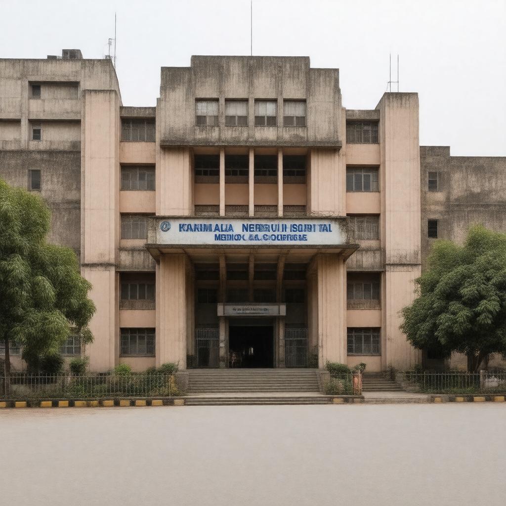 Click to view larger image AI-created image of Kamala Nehru Hospital
